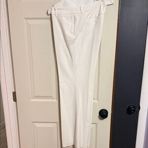 New York & Company Cream Boot Cut Pants
